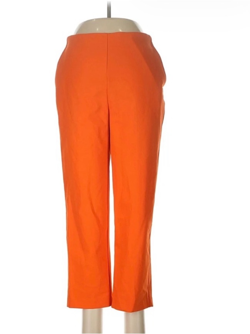 Rachel Zoe Tangerine Orange Ankle pants Pockets 8 - Picture 3 of 8